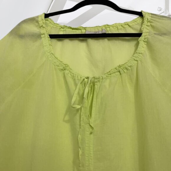 Ann Taylor LOFT Colorblock Cotton Top | 2-Toned | Lightweight & Polished Large - Picture 5 of 12